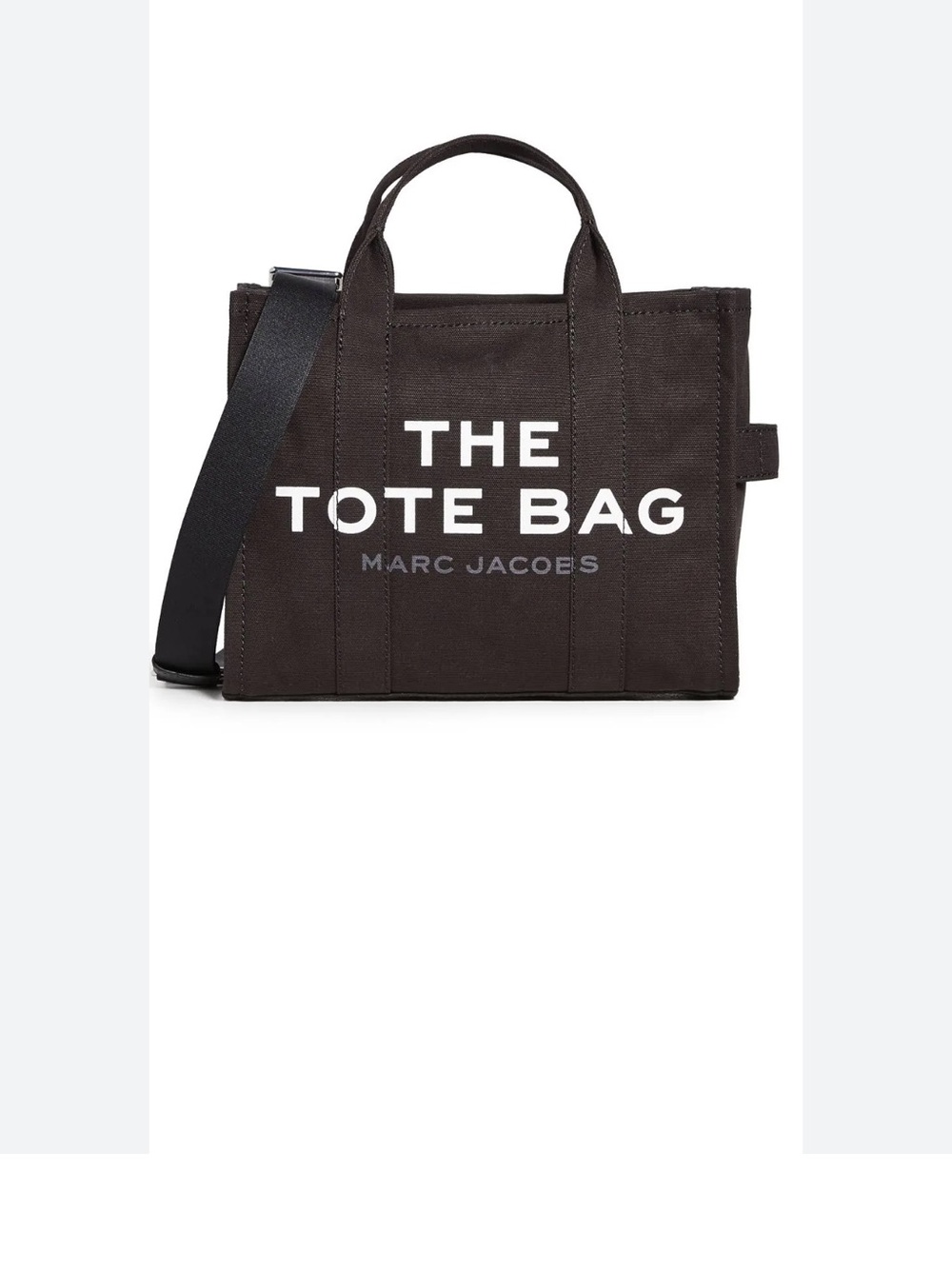 Marc Jacobs Black 'The Tote Bag' Canvas Tote with Logo